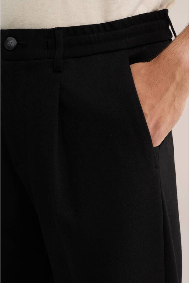 WE Fashion regular fit pantalon zwart - Foto 2