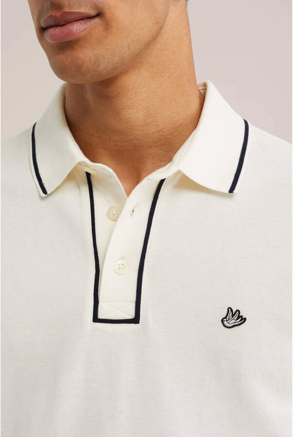 WE Fashion regular fit piqué polo ecru - Foto 2