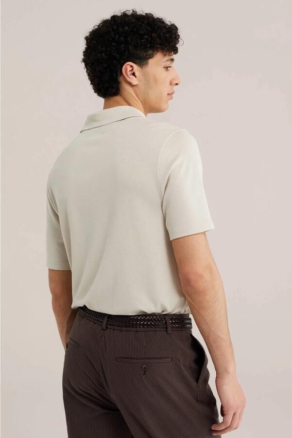 WE Fashion regular fit polo beige - Foto 3