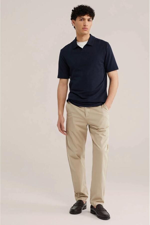 WE Fashion regular fit polo donkerblauw - Foto 2