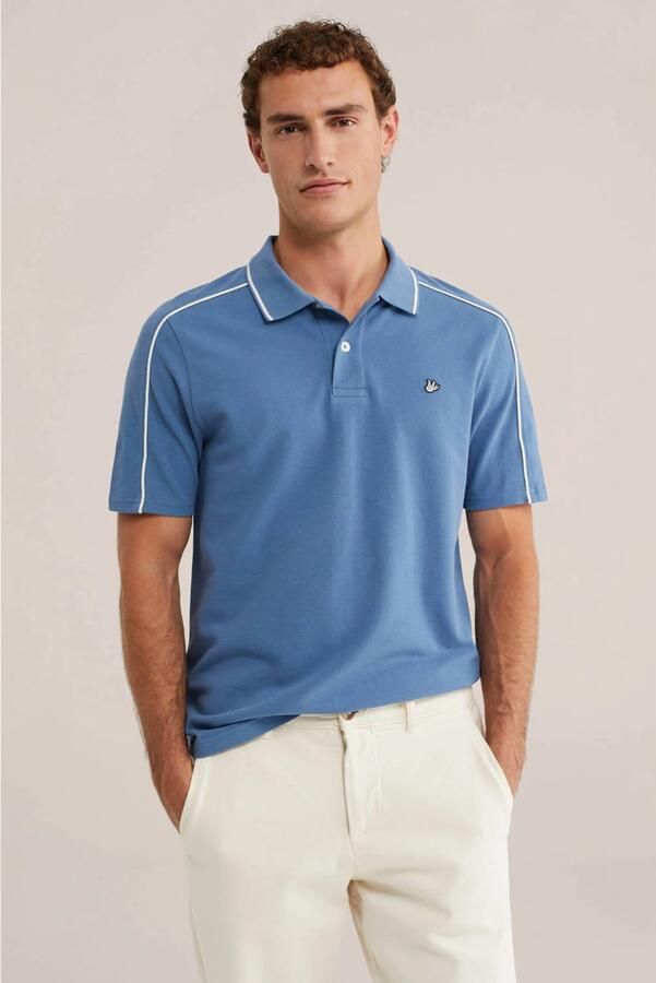 WE Fashion regular fit polo midnight mist
