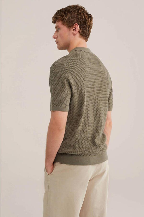 WE Fashion regular fit polo olijfgroen - Foto 2