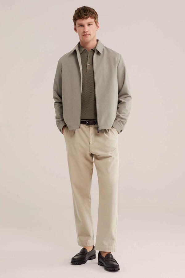 WE Fashion regular fit polo olijfgroen - Foto 3