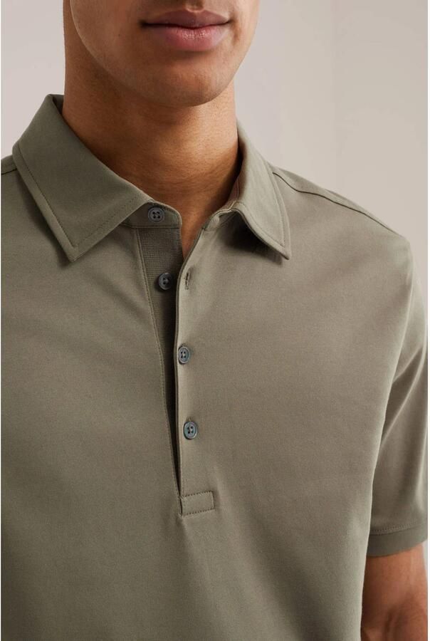 WE Fashion regular fit polo olijfgroen - Foto 2