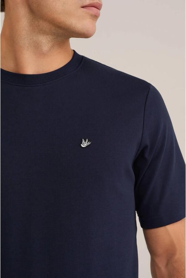 WE Fashion regular fit T-shirt donkerblauw - Foto 2