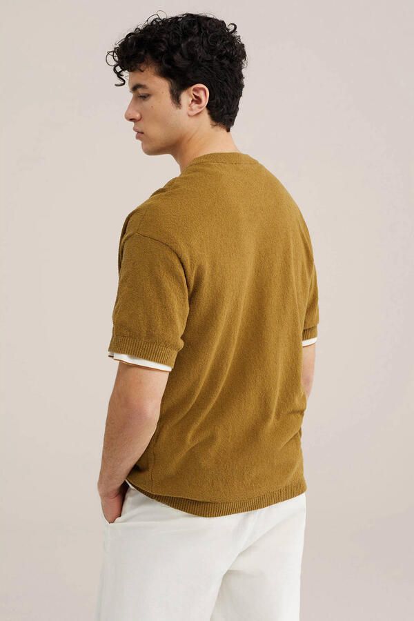 WE Fashion regular fit T-shirt groen - Foto 3
