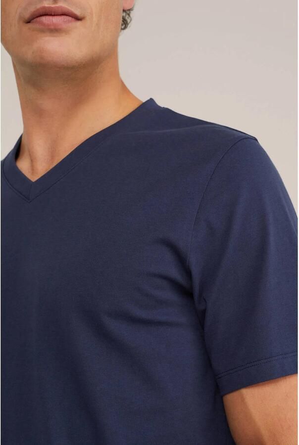 WE Fashion regular fit T-shirt indigo - Foto 2
