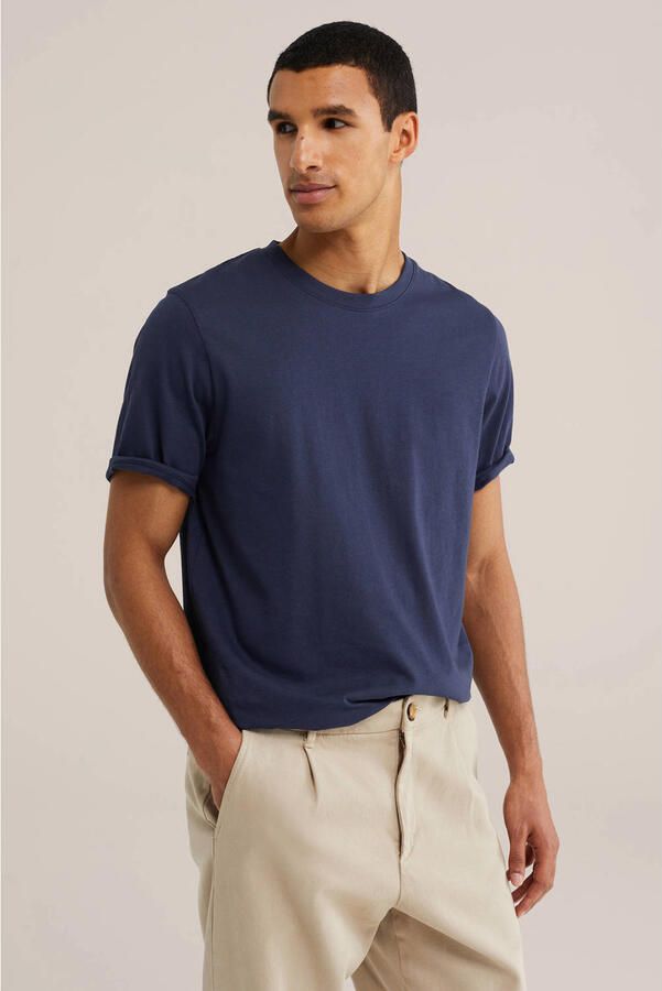 WE Fashion regular fit T-shirt indigo mood
