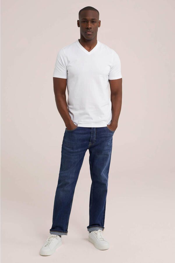 WE Fashion regular fit T-shirt wit
