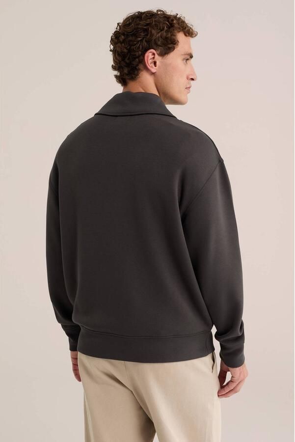 WE Fashion regular fit trui antraciet - Foto 3