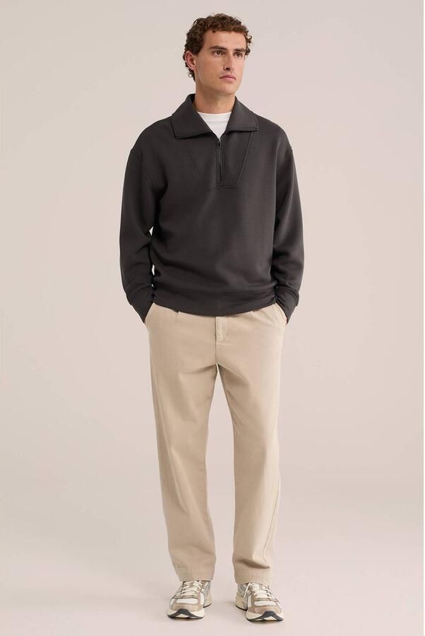 WE Fashion regular fit trui antraciet - Foto 2