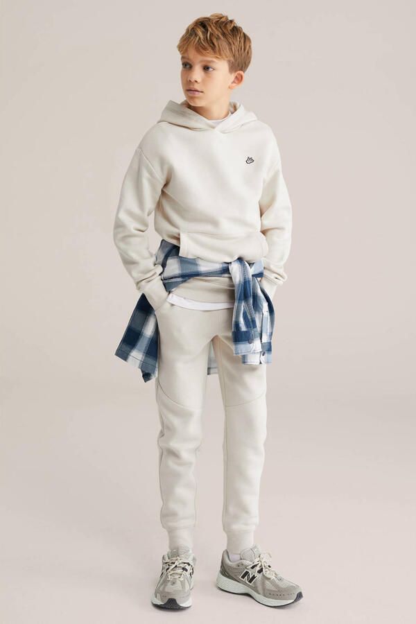 WE Fashion regular joggingbroek beige - Foto 3