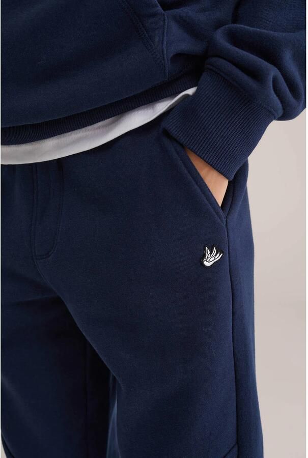 WE Fashion regular joggingbroek donkerblauw - Foto 2