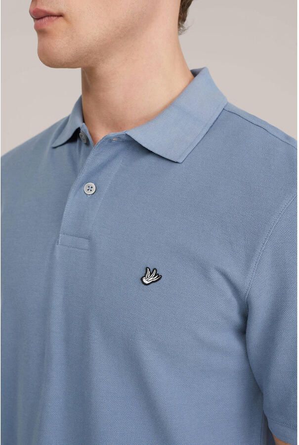 WE Fashion regular polo blauw - Foto 2