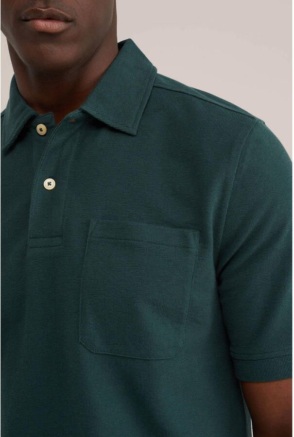 WE Fashion regular polo donkergroen - Foto 2