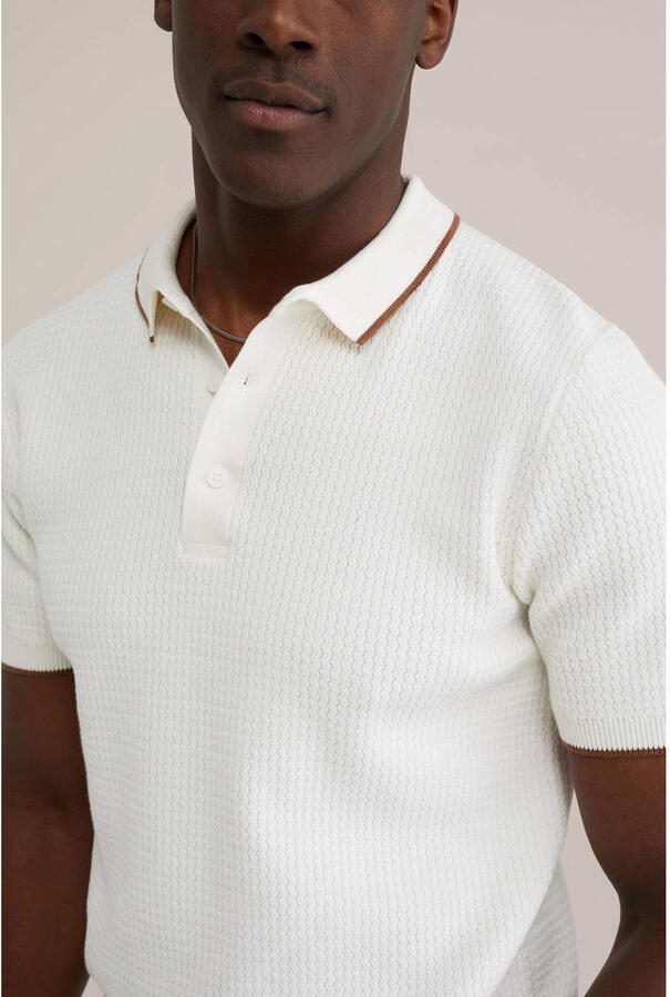 WE Fashion regular polo ecru - Foto 2