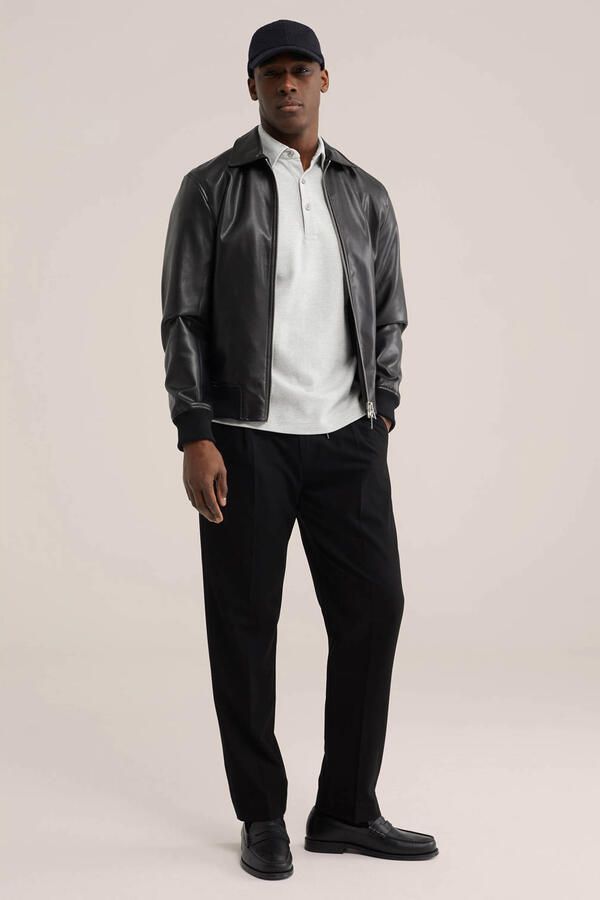 WE Fashion regular polo grijs - Foto 2