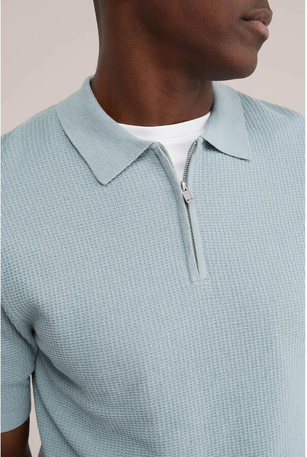 WE Fashion regular polo groen - Foto 2