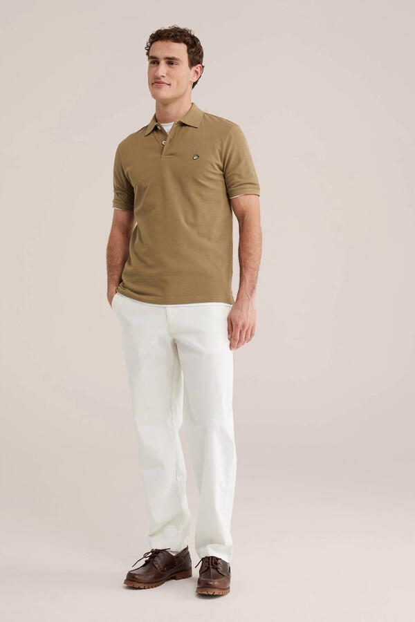 WE Fashion regular polo lichtbruin - Foto 2