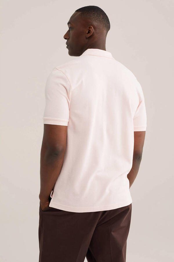 WE Fashion regular polo lichtroze - Foto 3