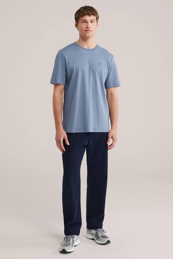 WE Fashion regular T-shirt blauw - Foto 3