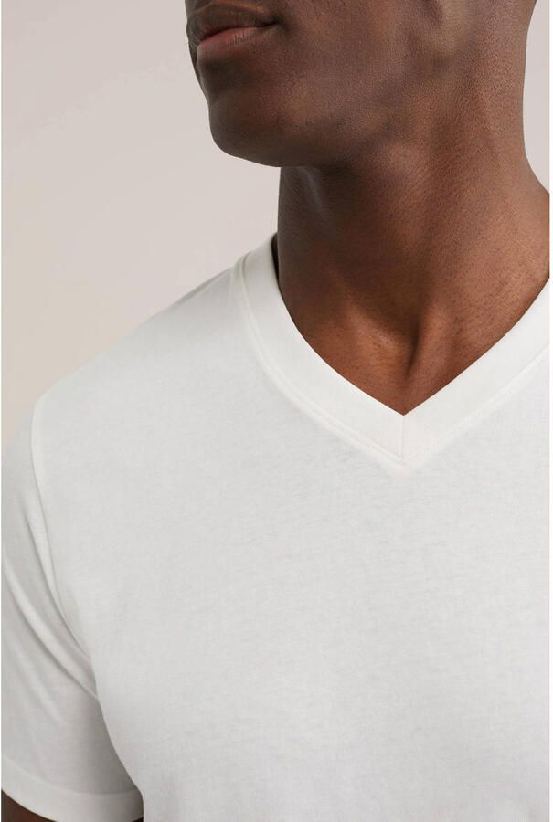 WE Fashion regular T-shirt ecru - Foto 2