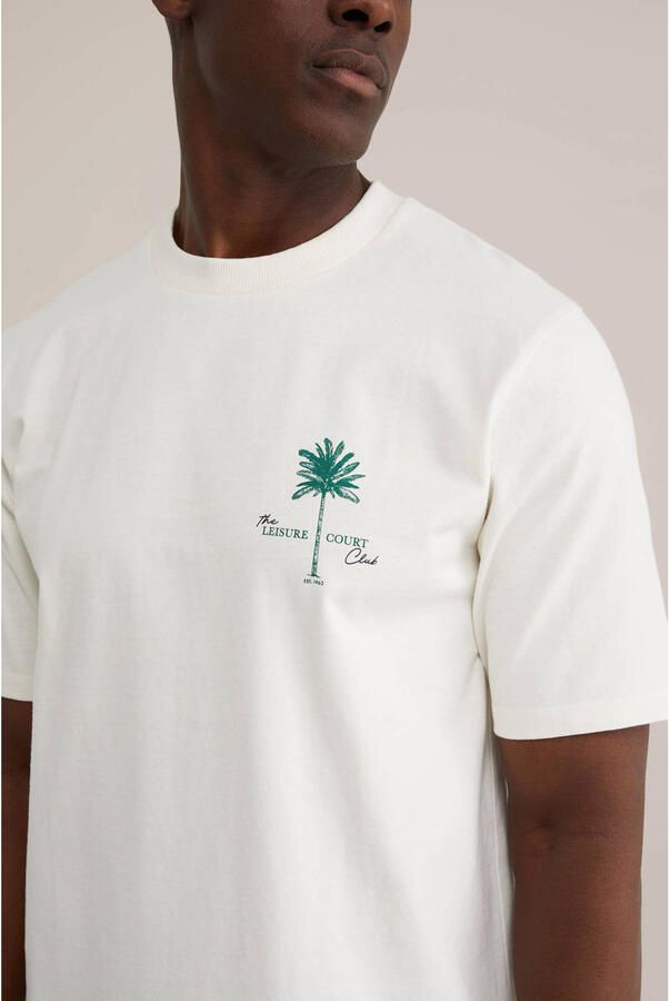WE Fashion regular T-shirt ecru - Foto 2