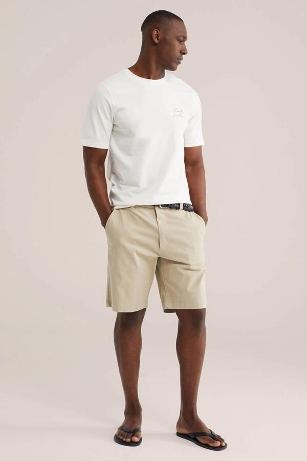 WE Fashion regular T-shirt ecru - Foto 2