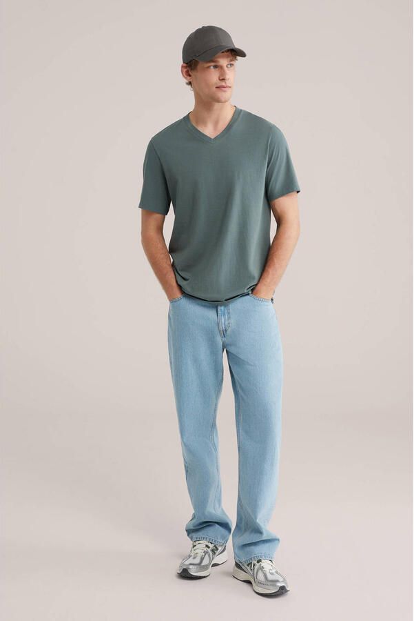 WE Fashion regular T-shirt groen - Foto 2