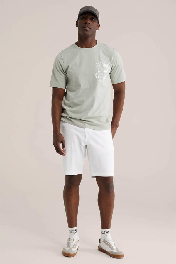 WE Fashion regular T-shirt groen - Foto 3