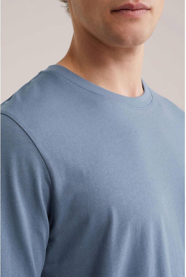 WE Fashion regular T-shirt (set van 3) Groen Blauw Rood - Foto 2