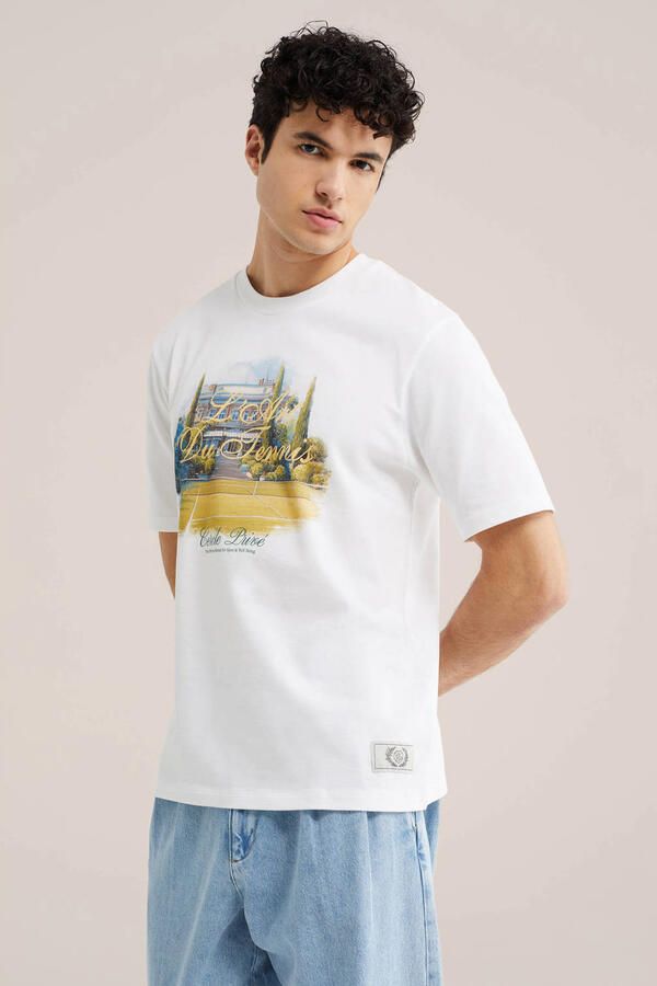 WE Fashion regular T-shirt wit