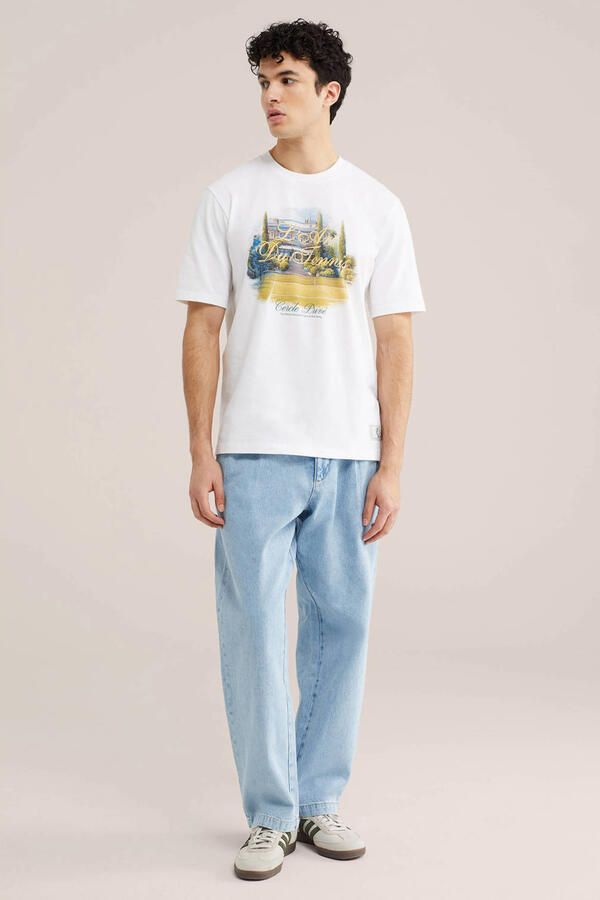 WE Fashion regular T-shirt wit - Foto 2