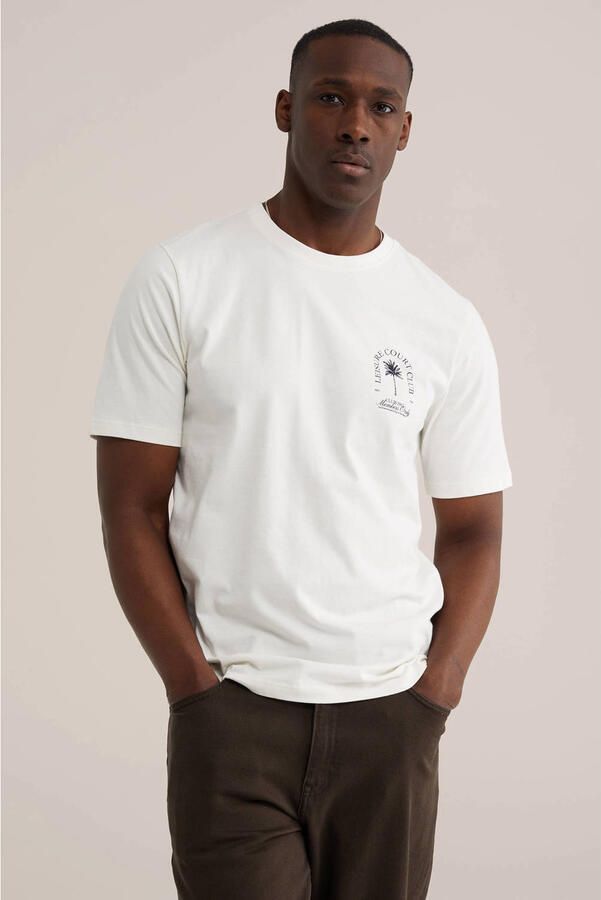 WE Fashion regular T-shirt wit