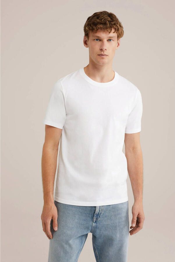 WE Fashion regular T-shirt wit