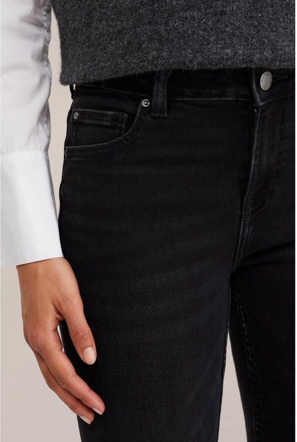 WE Fashion regular waist bootcut jeans zwart - Foto 2