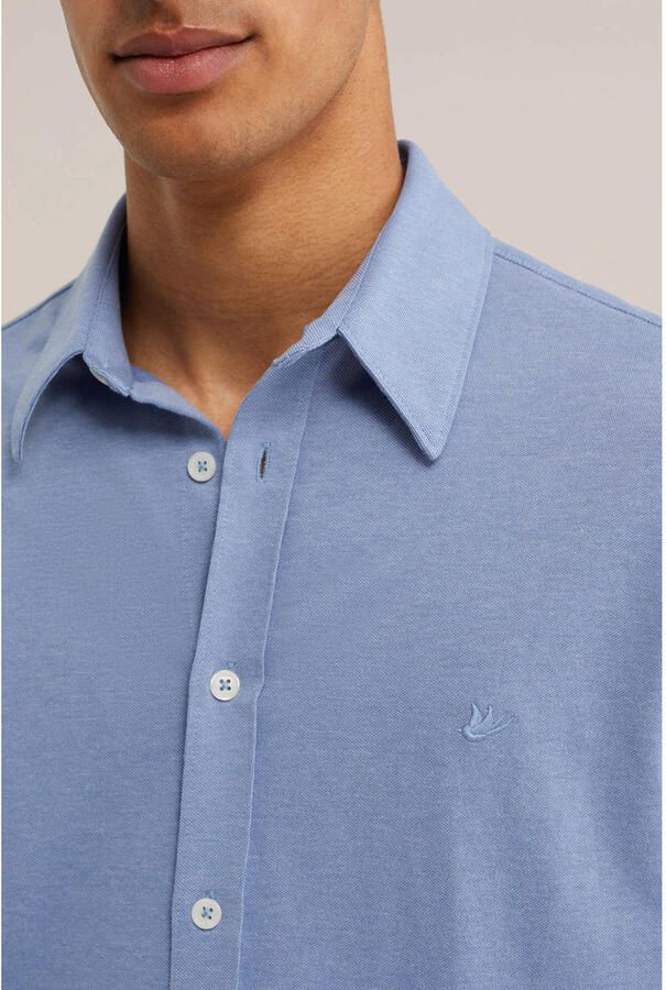 WE Fashion regular zakelijk overhemd blauw - Foto 2