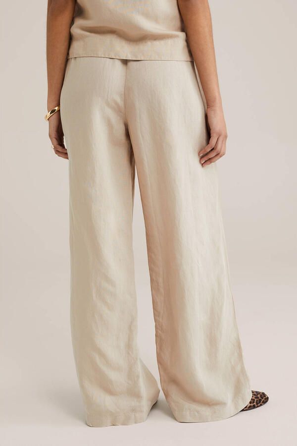 WE Fashion regular waist casual broek beige - Foto 2