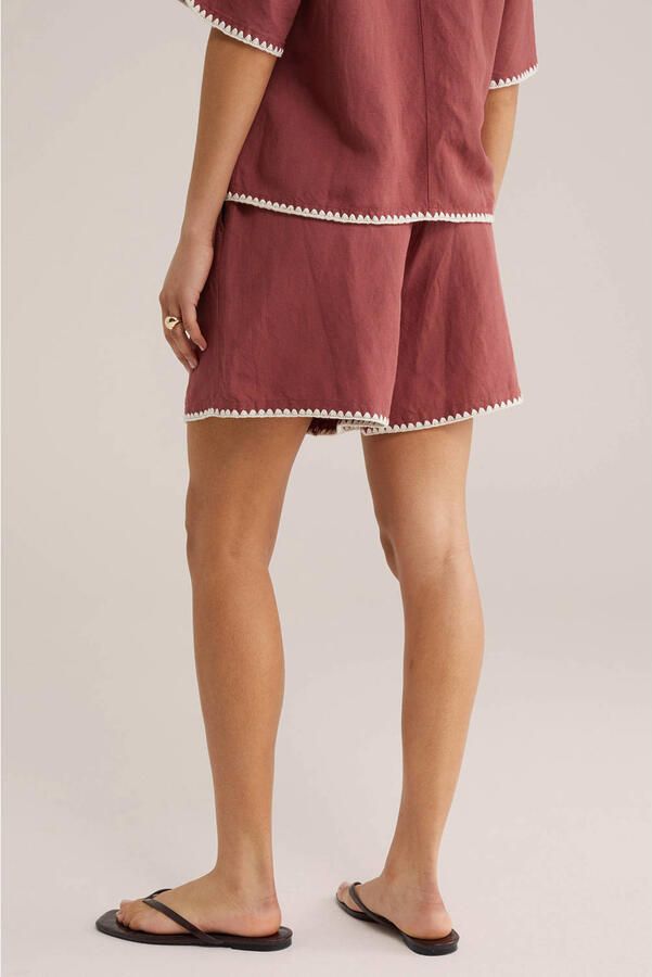 WE Fashion regular waist casual short oudroze - Foto 3