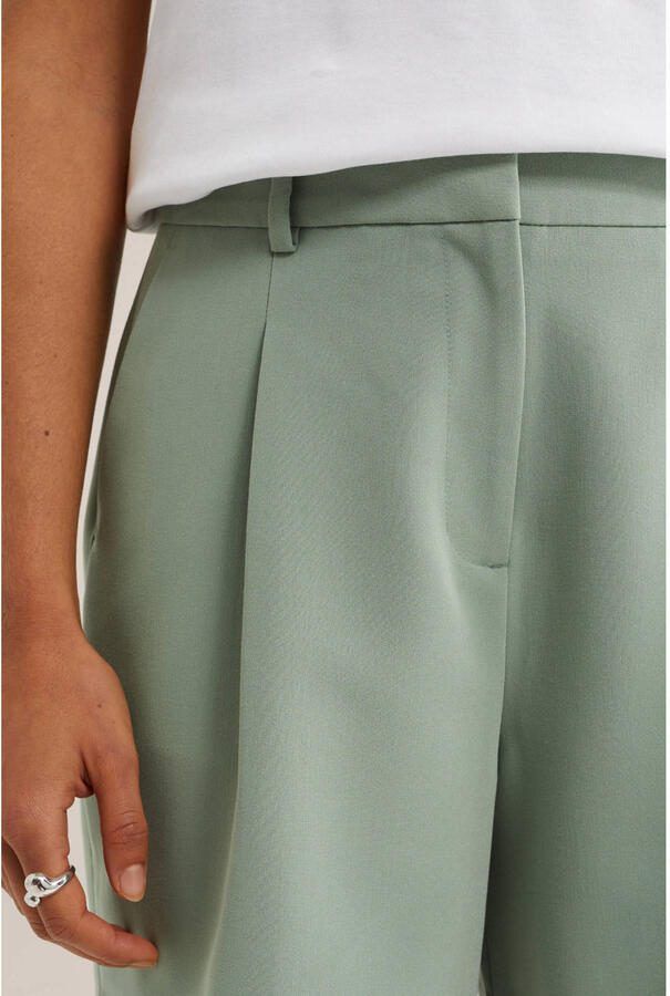 WE Fashion regular waist chino short lichtgroen - Foto 2