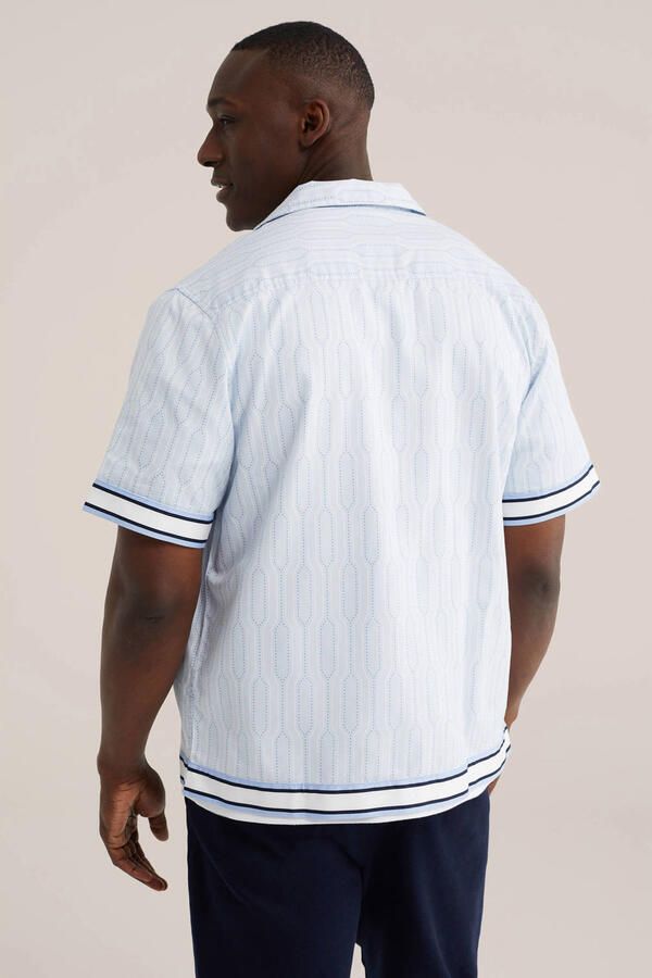 WE Fashion relaxed casual overhemd blauw - Foto 3