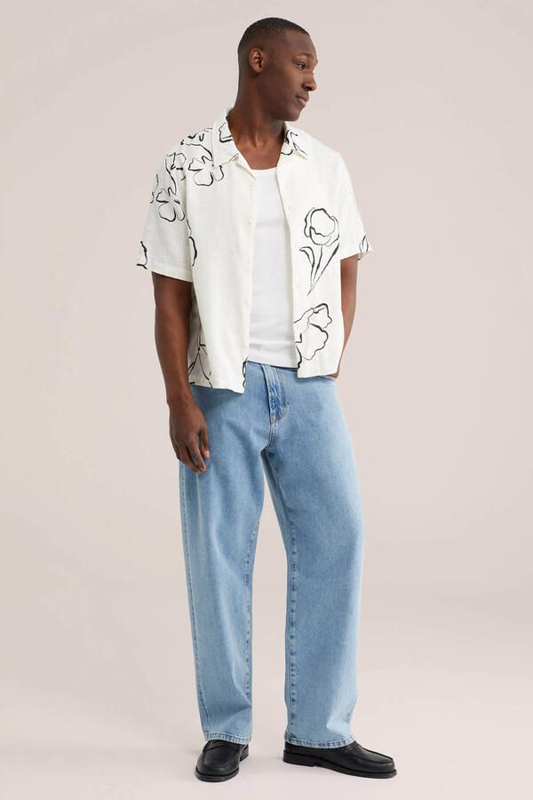 WE Fashion relaxed casual overhemd ecru - Foto 2