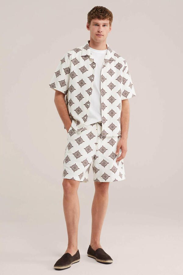 WE Fashion relaxed casual overhemd ecru - Foto 3