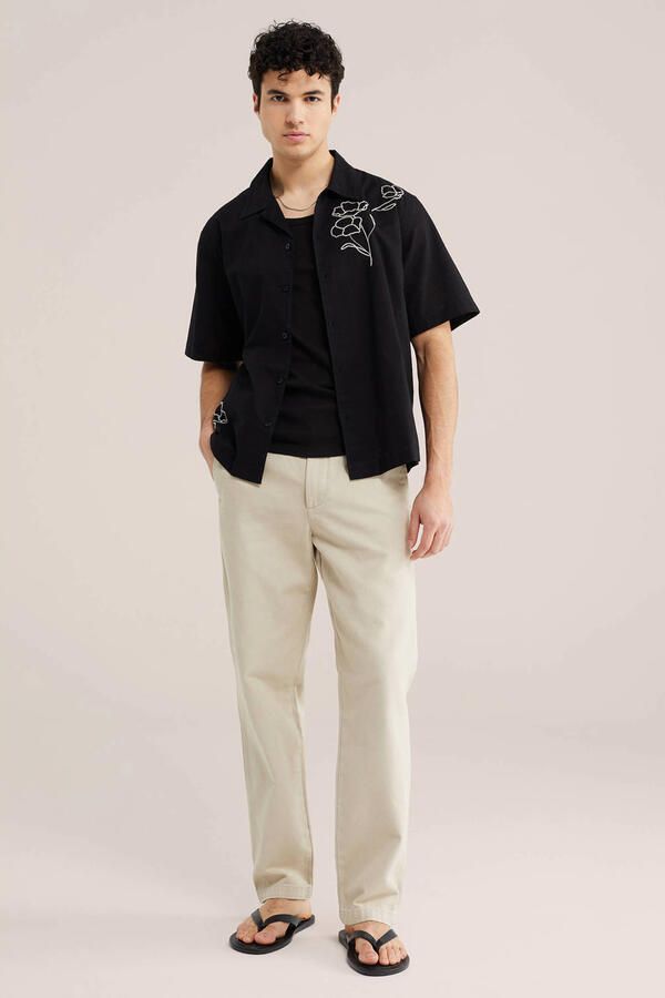 WE Fashion relaxed casual overhemd zwart - Foto 2