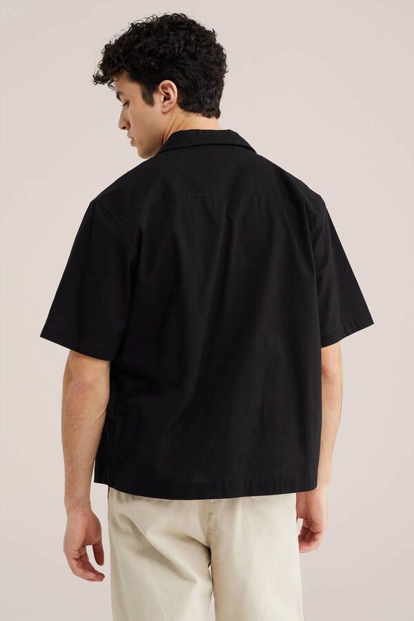 WE Fashion relaxed casual overhemd zwart - Foto 3