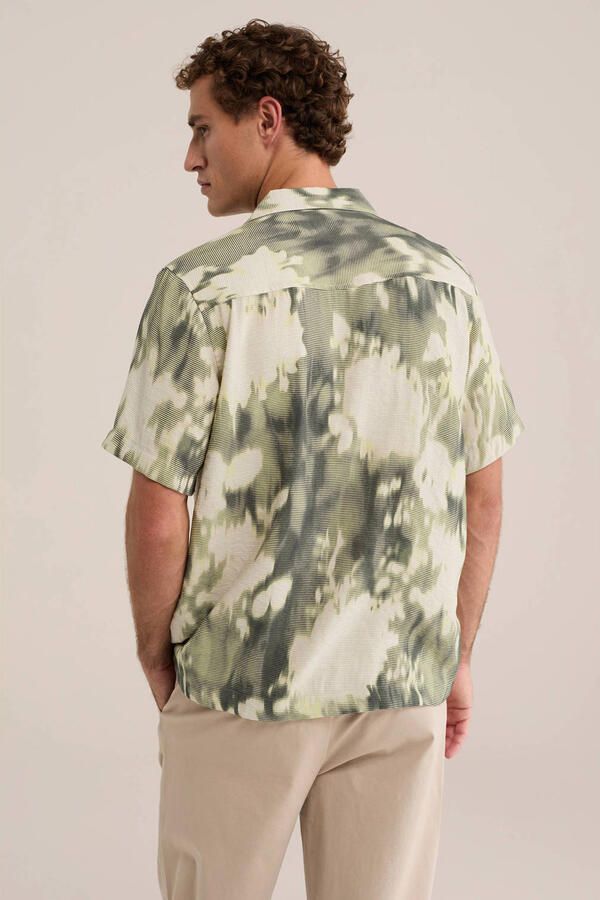 WE Fashion relaxed fit casual overhemd met print forage field - Foto 3