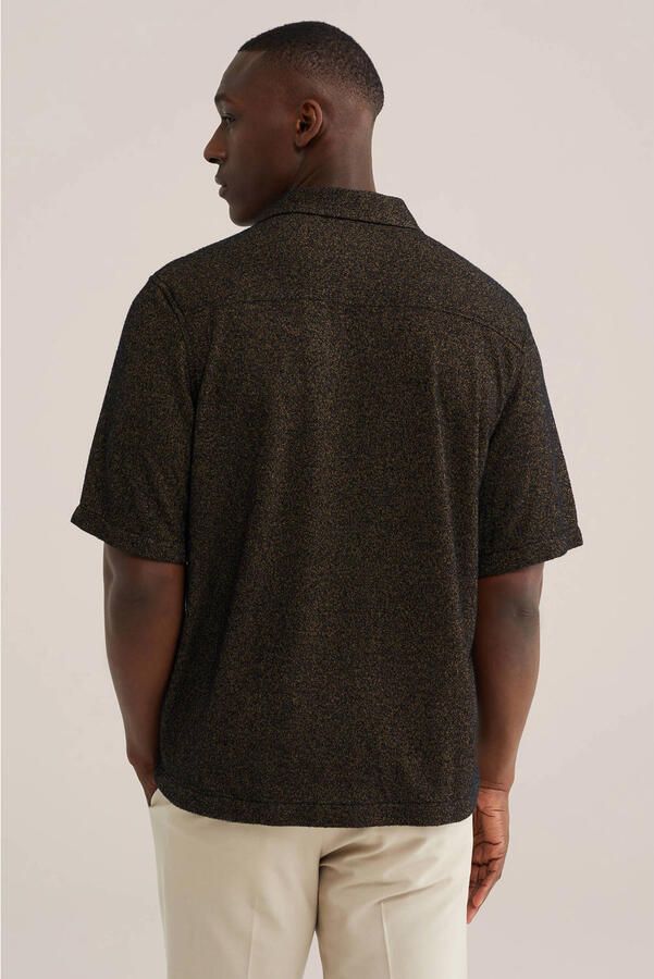 WE Fashion relaxed fit gebreid overhemd bruin - Foto 2
