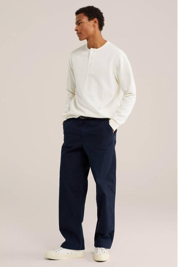 WE Fashion relaxed fit longsleeve ecru - Foto 3