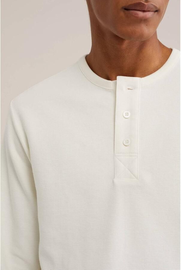 WE Fashion relaxed fit longsleeve ecru - Foto 2