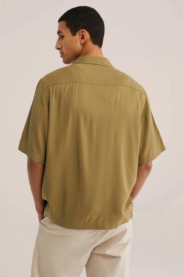 WE Fashion relaxed fit overhemd groen - Foto 3